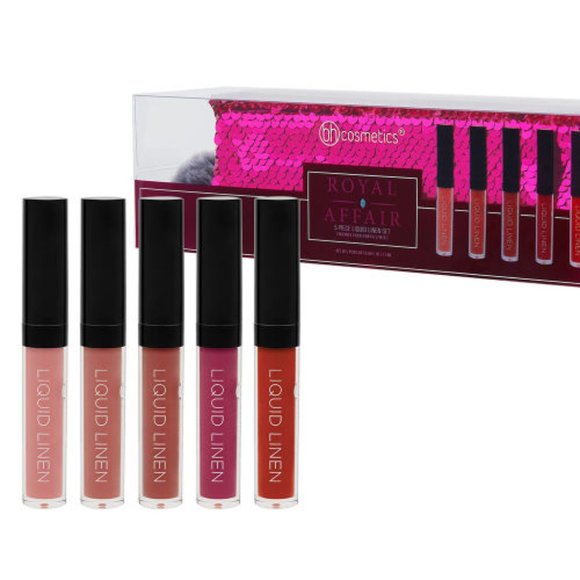 Limited Edition BH Cosmetics Royal Affair 4-Piece Liquid Linen Set w/Bag - Picture 10 of 10